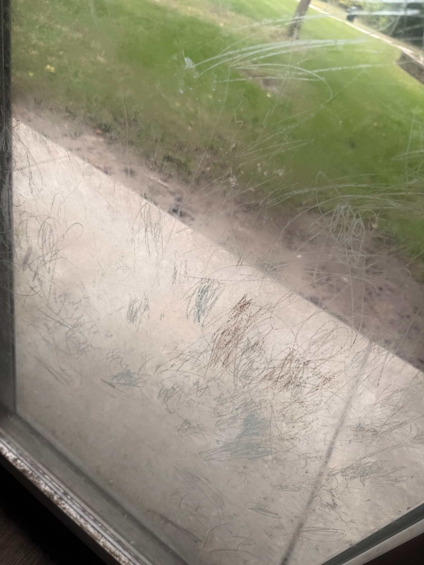 Windows before cleaning